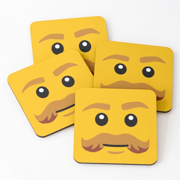 Item preview, Brick Face - Moustache Guy designed and sold by design-jobber.
