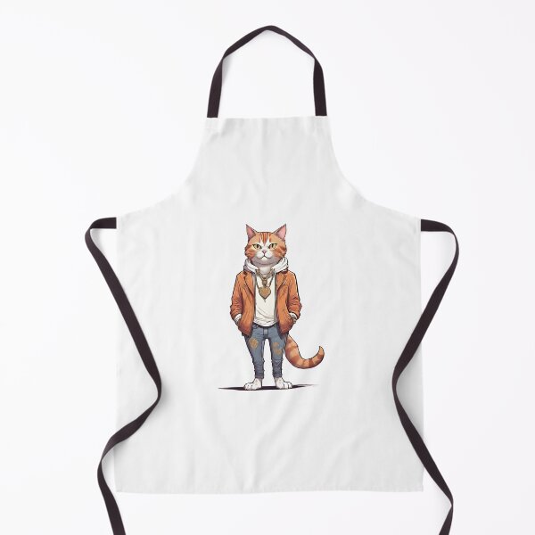 Aperçu de l'œuvre Chat drip mignon avec habits de luxe streetwear créée et vendue par ExtraSilver.
