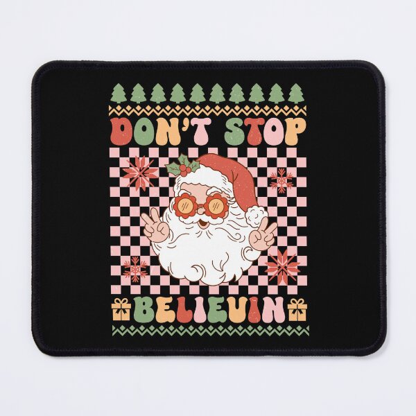 Item preview, Don't Stop Believing Retro Ugly Christmas Design designed and sold by Acim0.