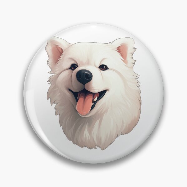 Item preview, Samoyedo White Dog from the Doggy Sticker Pack designed and sold by STICKERSLALA.