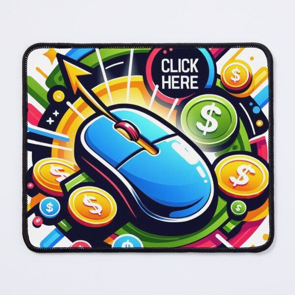 Item preview, Click and Earn - Pay Per Click Concept Art designed and sold by eloski.
