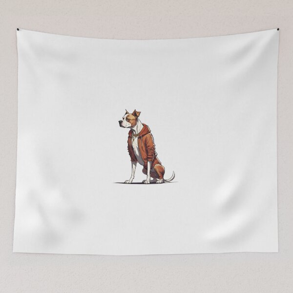 Aperçu de l'œuvre Chien drip mignon avec habits de luxe streetwear créée et vendue par ExtraSilver.