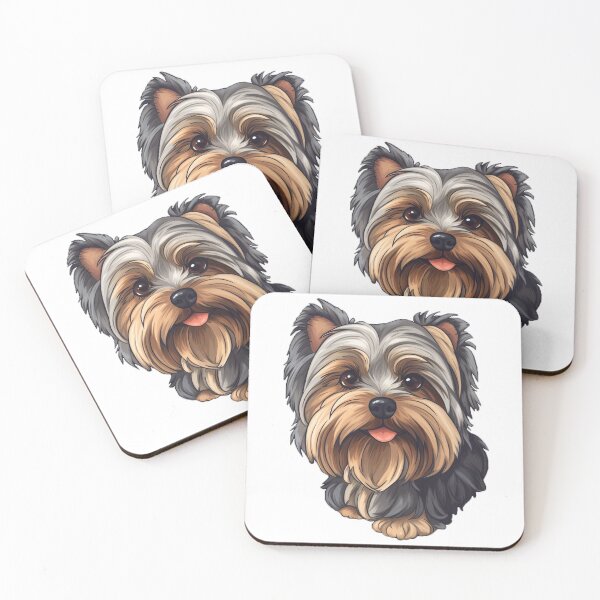 Item preview, Yorkshire Small Dog from the Doggy Sticker Pack designed and sold by STICKERSLALA.