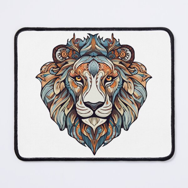 Item preview, Lion Mandala from the Africa Safari Sticker Pack designed and sold by STICKERSLALA.