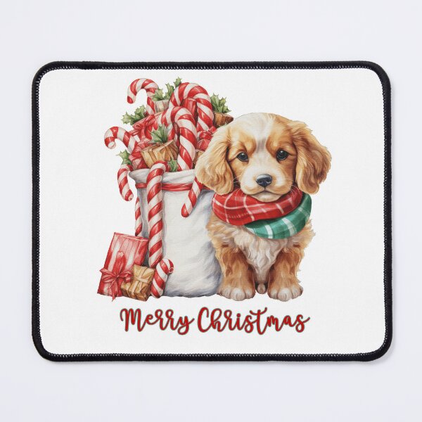 Item preview, Merry Christmas (puppy) designed and sold by Lisa Weber.