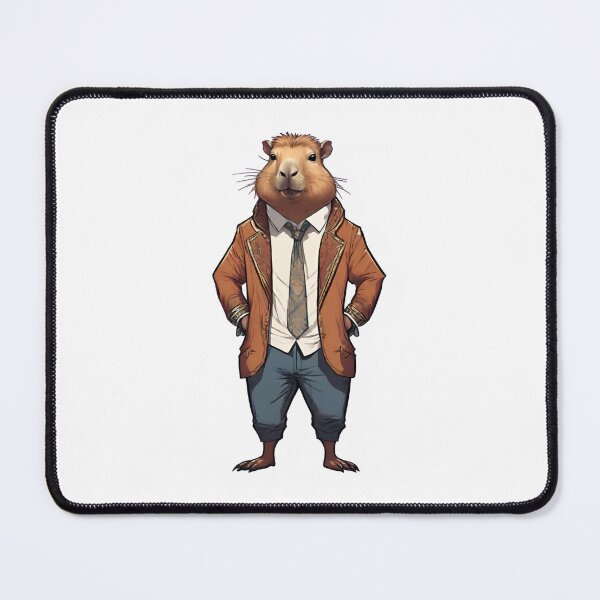 Item preview, Cute drip Capybara with luxury streetwear clothes designed and sold by ExtraSilver.