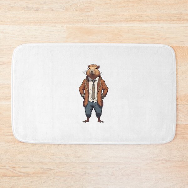 Item preview, Cute drip Capybara with luxury streetwear clothes designed and sold by ExtraSilver.