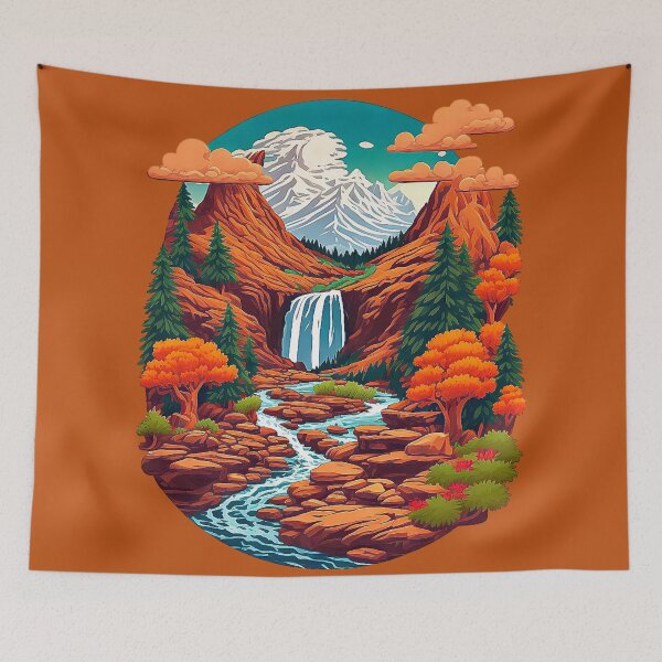 Item preview, Majestic night sky over snow-capped mountains 2 designed and sold by Minpadesign.