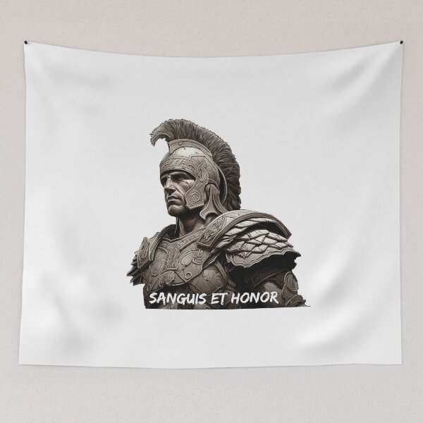 Item preview,  Image of a Roman legionary "Blood and honor" in Latin designed and sold by Trono-de-Metal.