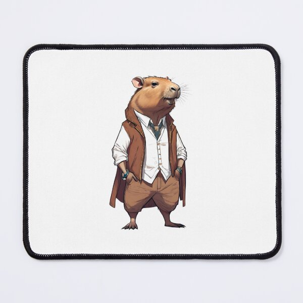 Item preview, Cute drip Capybara with luxury streetwear clothes designed and sold by ExtraSilver.