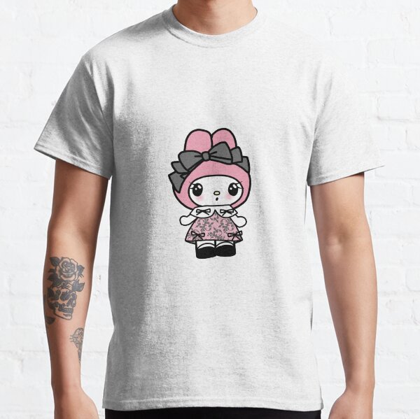 Create meme indie kid kuromi, kuromi, t-shirt for hello kitty