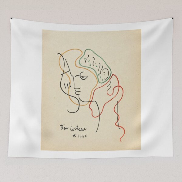 Item preview, Jean Cocteau artwork jean Cocteau paintings 1960 designed and sold by Amy-Hamilton.