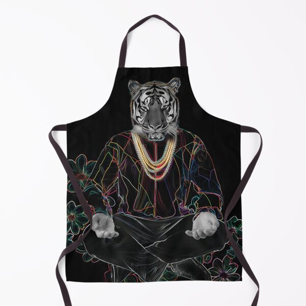 Item preview, GANGSTA TRANSFORMS INTO TIGER WITH MEDITATION designed and sold by FLOWYLD.