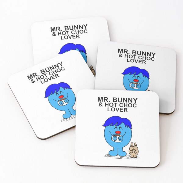 Item preview, Mr. Bunny and Hot Chocolate Lover designed and sold by Scat the cat.