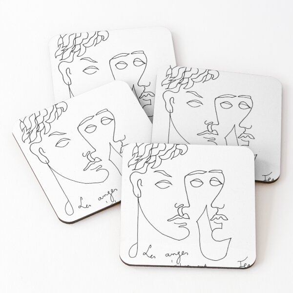 Item preview, Jean Cocteau artwork jean Cocteau paintings les anges s'étonnent designed and sold by Amy-Hamilton.