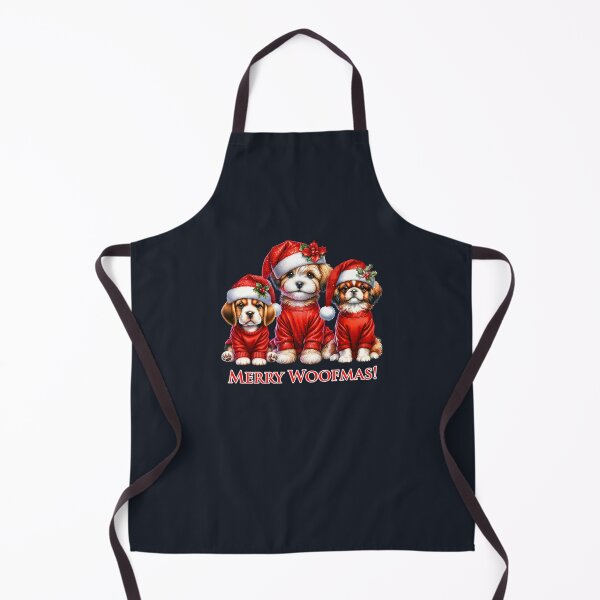 Item preview, Merry Woofmas (puppys) designed and sold by Lisa Weber.