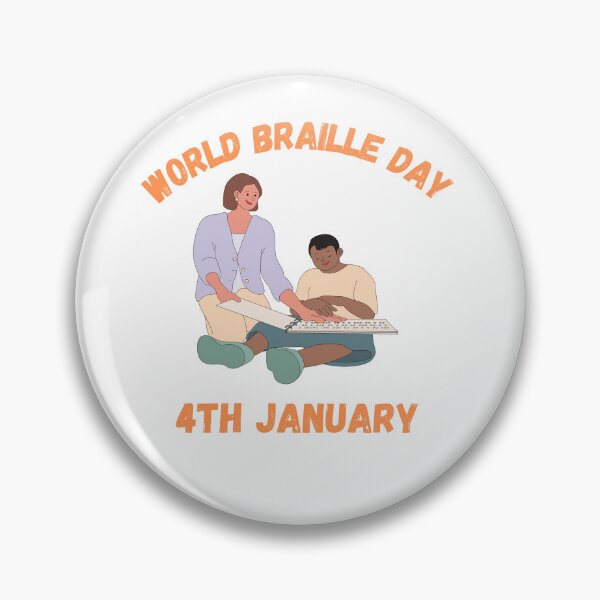 Item preview, World Braille Day. designed and sold by Gymfreak90.