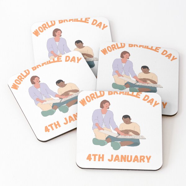 Item preview, World Braille Day. designed and sold by Gymfreak90.