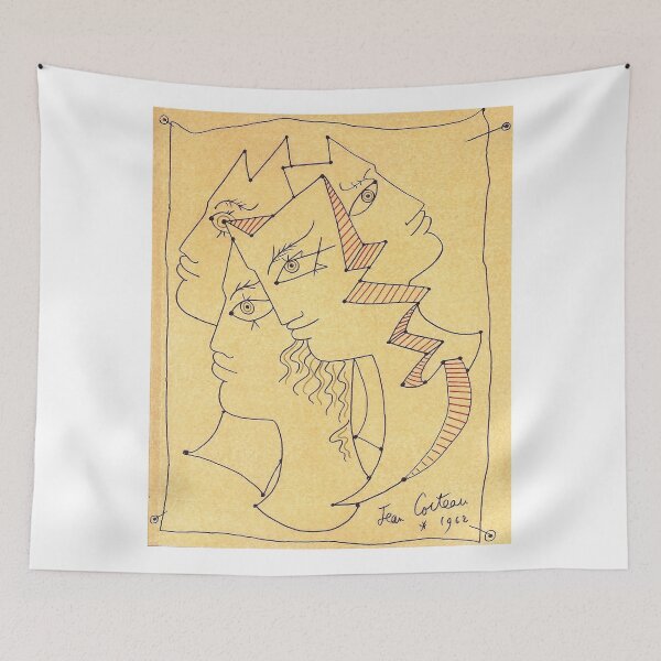 Item preview, Jean Cocteau artwork jean Cocteau paintings  designed and sold by Amy-Hamilton.