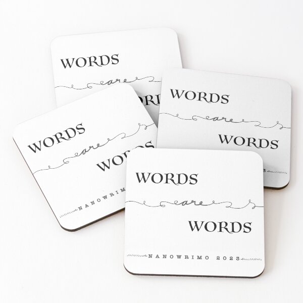 Item preview, Words Are Words - Unofficial NaNoWriMo 2023 Participant Design designed and sold by AlixxBlack.