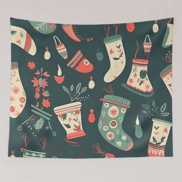 Item preview, Enchanted Christmas Stockings designed and sold by wildlynordics.