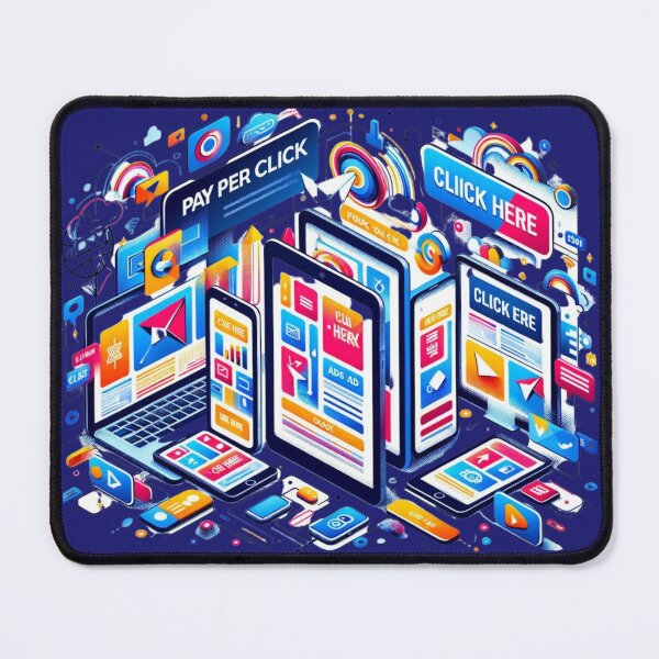 Item preview, Digital Clicks - Pay Per Click Devices Illustration designed and sold by eloski.