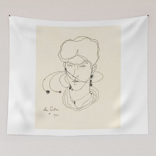 Item preview, Jean Cocteau artwork jean Cocteau paintings  designed and sold by Amy-Hamilton.