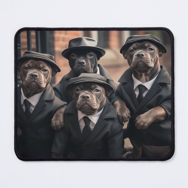 Item preview, Mafia Staffy Squad designed and sold by Nocturne Paws.