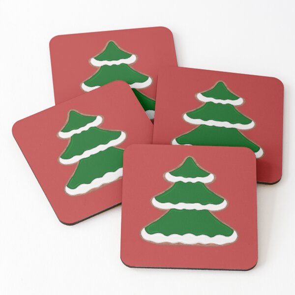 Item preview, Snowy Tree Cookie designed and sold by ChelsDesignShop.