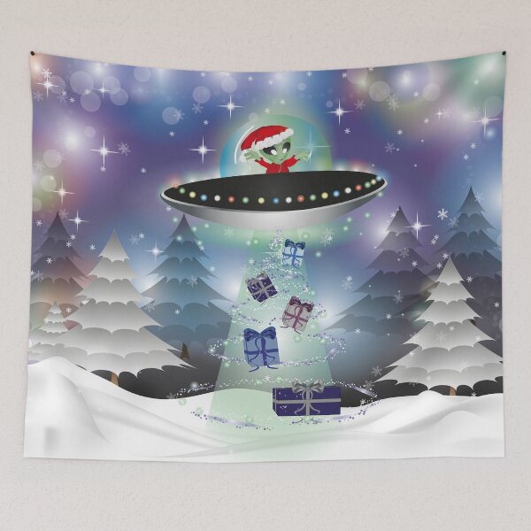 Item preview, Extra-Terrestrial Santa Claus designed and sold by Folidee.