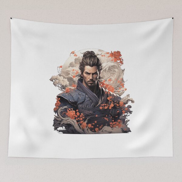 Item preview, Night samurai drawing designed and sold by Trono-de-Metal.