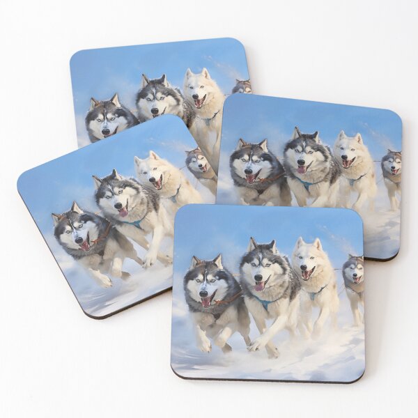 Item preview, Siberian Husky pack 4 designed and sold by PetsArt.