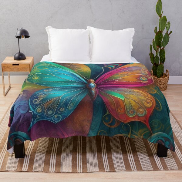 Item preview, Butterfly Art Nouveau Painting designed and sold by druidwolfart.