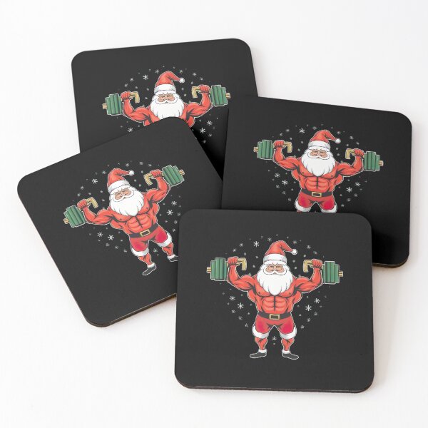 Item preview, Buff Santa Kettlebell Christmas  designed and sold by medbouk1.