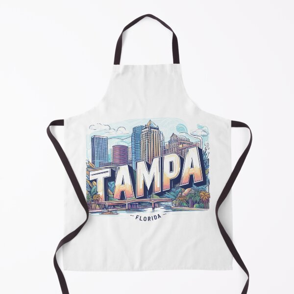 Item preview, Tampa Florida Watercolor Illustration designed and sold by PaintMeWorld.