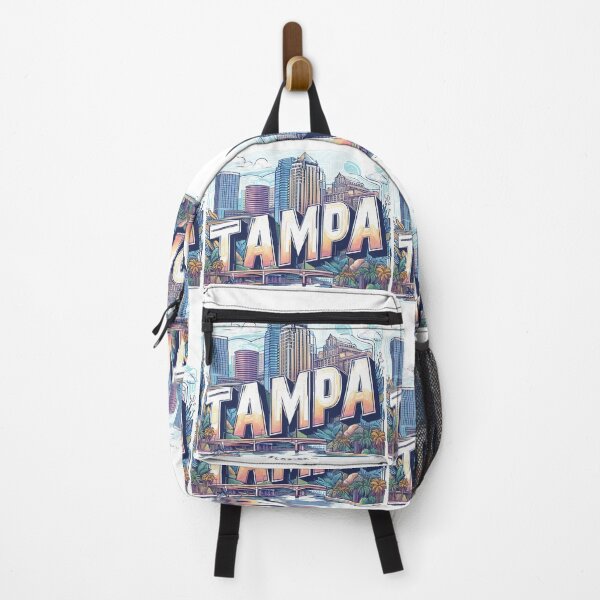 Item preview, Tampa Florida Watercolor Illustration designed and sold by PaintMeWorld.