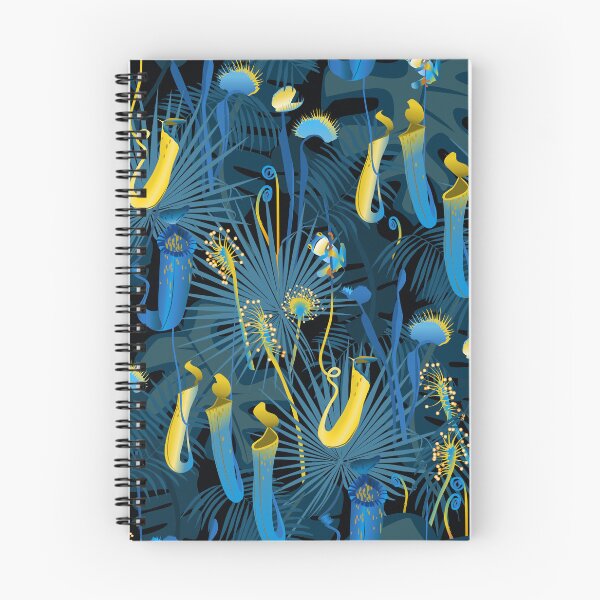 Item preview, nocturnal carnivorous flora - blue-yellow designed and sold by kobyakov.