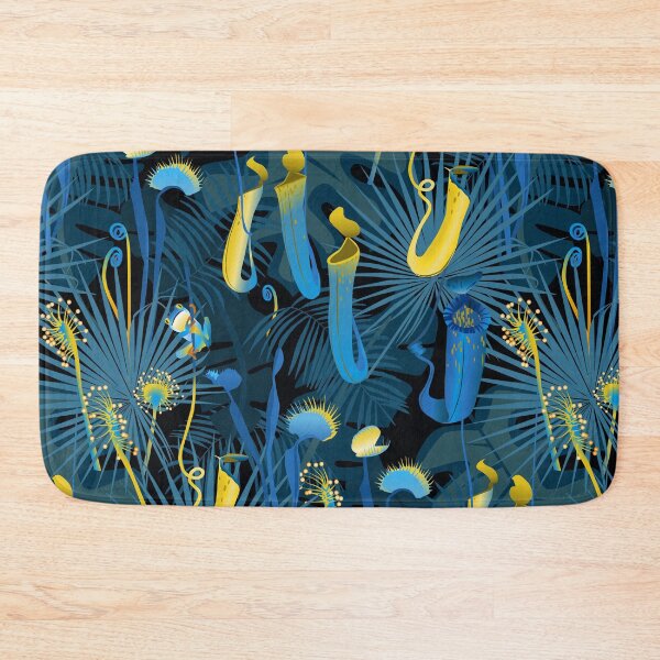 Item preview, nocturnal carnivorous flora - blue-yellow designed and sold by kobyakov.