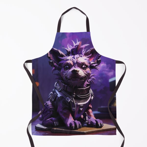 Item preview, Punk Dog on Purple Background designed and sold by BitPunk.