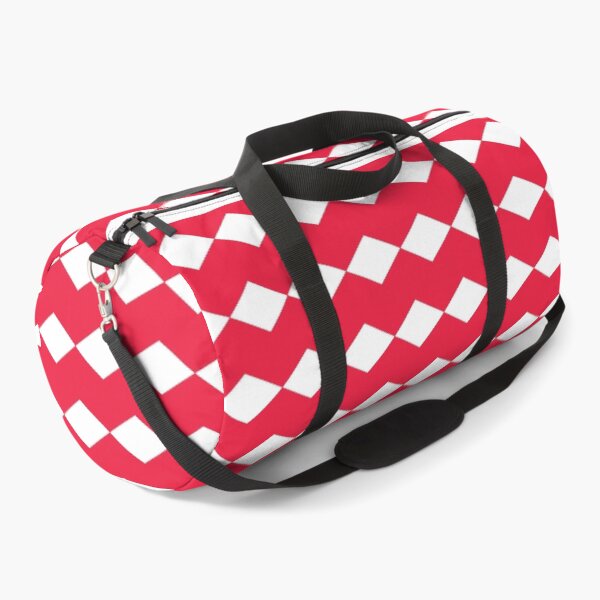 Item preview, Red Chevron Cube Print - Red and White Chevron  designed and sold by zanydoodles.