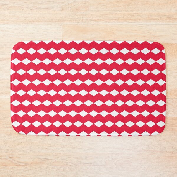 Item preview, Red Chevron Cube Print - Red and White Chevron  designed and sold by zanydoodles.