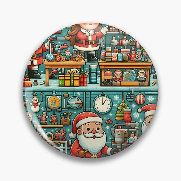 Item preview, Santa's and the toy factory  designed and sold by fatbanana.