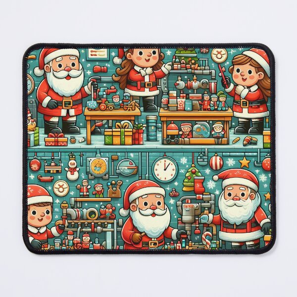 Item preview, Santa's and the toy factory  designed and sold by fatbanana.