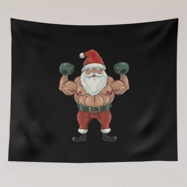 Item preview,  Buff Santa Kettlebell Christmas  designed and sold by medbouk1.