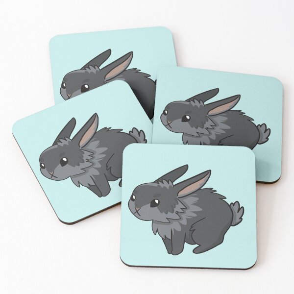 Item preview, Lionhead bunny (grey/black) designed and sold by ellanovoart.