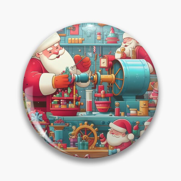 Item preview, Father Christmas and the toy factory  designed and sold by fatbanana.