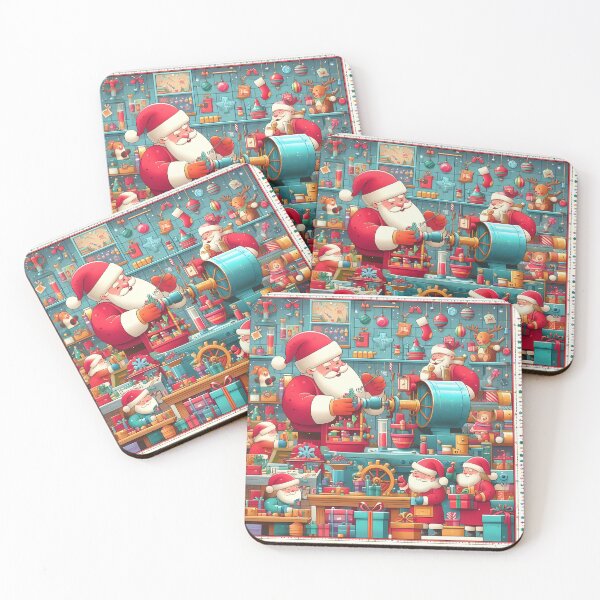 Item preview, Father Christmas and the toy factory  designed and sold by fatbanana.