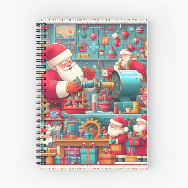 Item preview, Father Christmas and the toy factory  designed and sold by fatbanana.