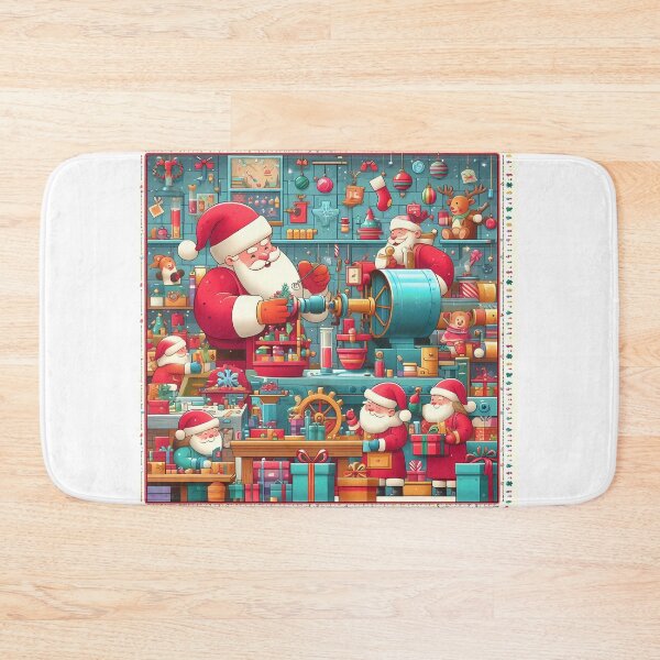 Item preview, Father Christmas and the toy factory  designed and sold by fatbanana.