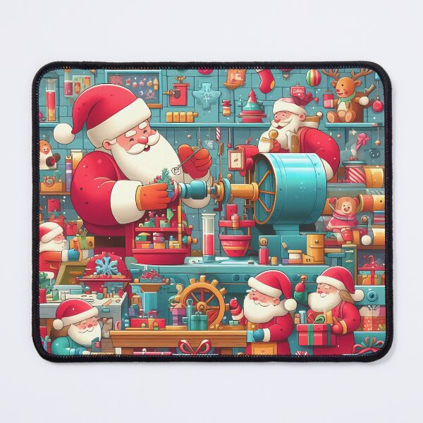 Item preview, Father Christmas and the toy factory  designed and sold by fatbanana.